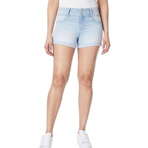 WallFlower Juniors Three-Button Denim Shorts Carina size 0 nwt